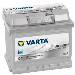 Varta C6 | Batería 52Ah 520A Silver Dynamic