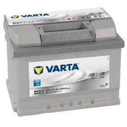 Varta D21 | Batería 61Ah 600A Silver Dynamic