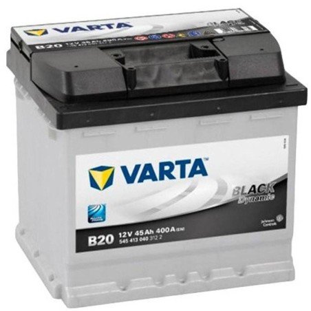 Varta B20 | Batería 45Ah 400A Black Dynamic