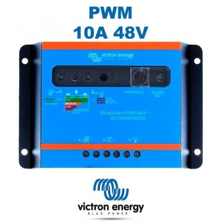 Regulador PWM 10A 48V Máx | Victron BlueSolar Light