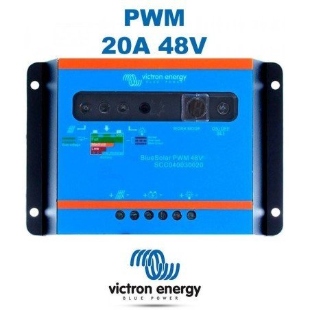 Regulador PWM 20A 48V Máx | Victron BlueSolar Light