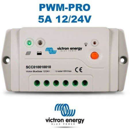 Regulador PWM 5A 24V Máx | Victron BlueSolar Pro