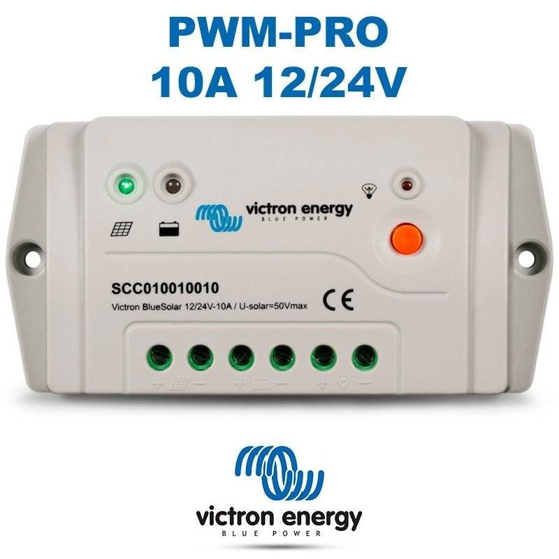 Regulador PWM 10A 24V Máx | Victron BlueSolar Pro