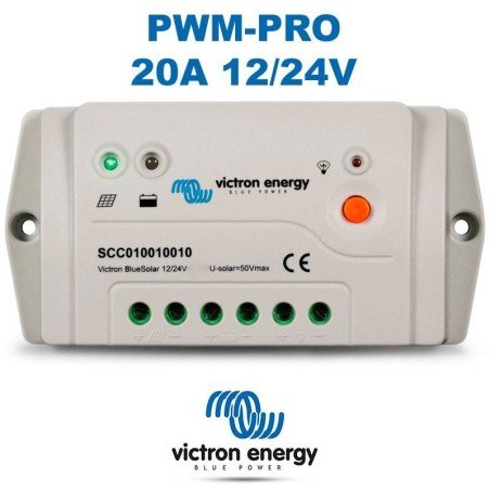 Regulador PWM 20A 24V Máx | Victron BlueSolar Pro