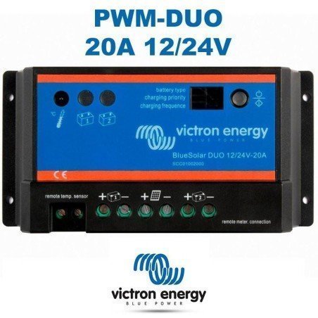 Regulador PWM 20A 24V Máx | Victron BlueSolar DUO