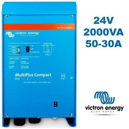 Inversor Cargador 24V 2000W. Cargador de 50-30A | Victron Phoenix Multiplus C CMP242200000