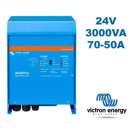 Inversor Cargador 24V 3000W. Cargador de 70-50A | Victron Phoenix Multiplus PMP242301011