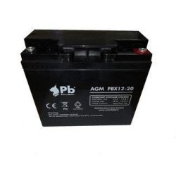 Batería 12V 20Ah AGM| Premium Battery PBX12-20