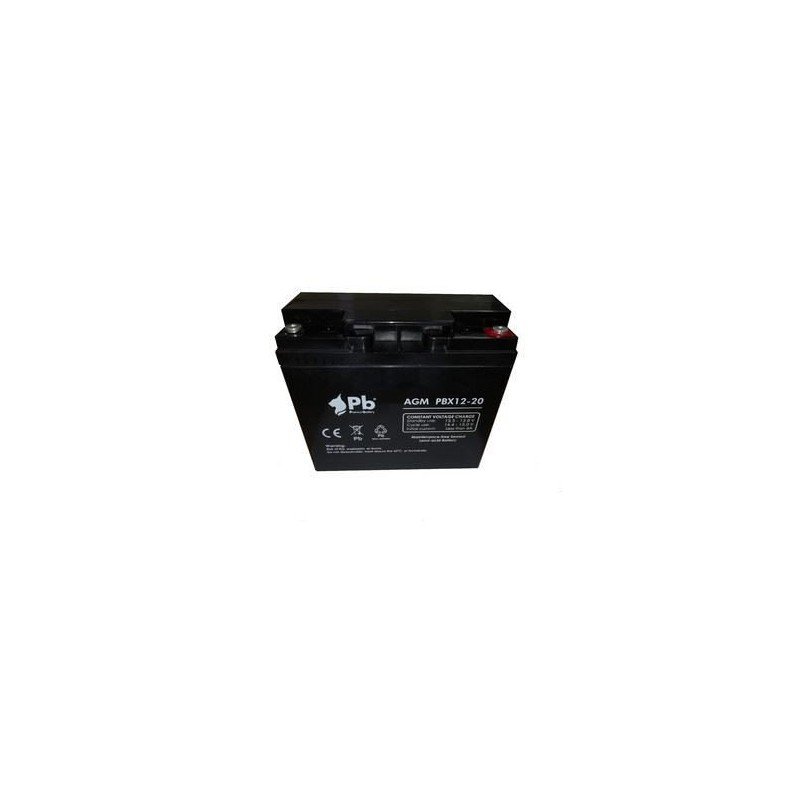 Batería 12V 20Ah AGM| Premium Battery PBX12-20