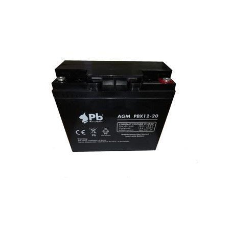 Batería 12V 20Ah AGM| Premium Battery PBX12-20