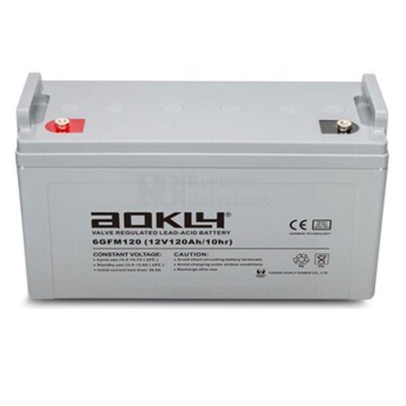 AOKLY 6GFM120 | Batería cíclica AGM 120Ah C10 12V