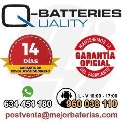 Q-Batteries 12LCP-12 | Batería cíclica AGM 13Ah C20 12V