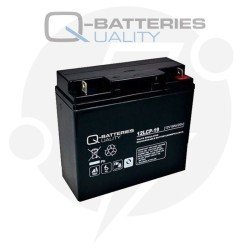 Q-Batteries 12LCP-19 | Batería cíclica AGM 19Ah C20 12V