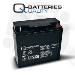 Q-Batteries 12LCP-23 | Batería cíclica AGM 23Ah C20 12V