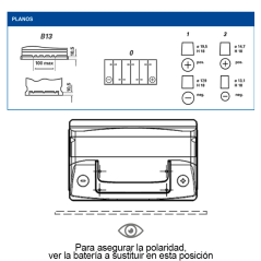 Varta D52 (A8) | Batería 60Ah Silver Dynamic AGM