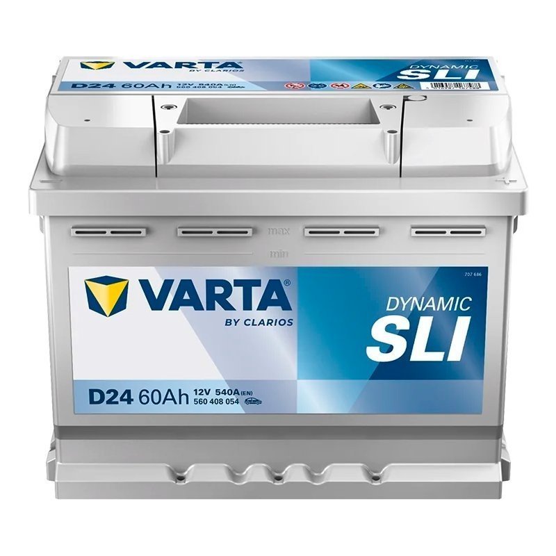 Batería Varta D24 SLI 60Ah 540A - Sustituye a Blue Dynamic Batería Varta D24 SLI 60Ah 540A - Sustituye a Blue Dynamic