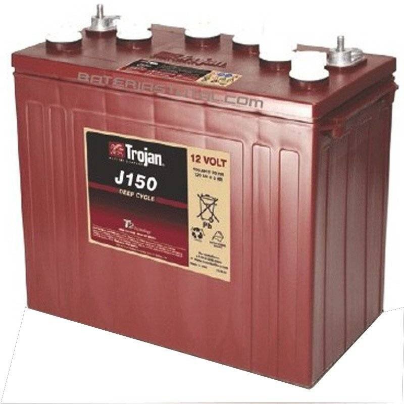 Trojan J150 | Batería 12V 150Ah Plomo abierto