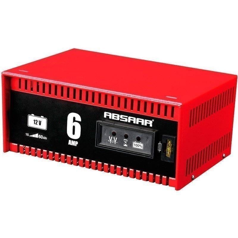 ABSAAR 6 Amp 12 V LA3 | Cargador de baterías 12V 6A