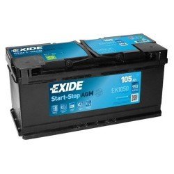 Exide EK1050 | Batería 105Ah 950A Start&Stop AGM