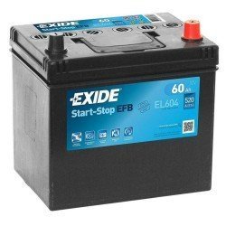 Exide EL604 | Batería 60Ah 520A EFB Start Stop