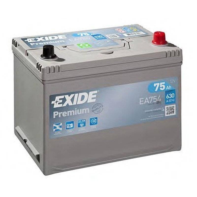 Exide EA754 | Batería 75Ah 630A Premium