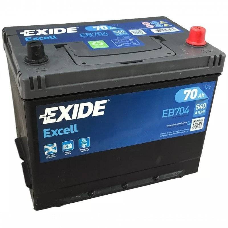 Exide EB704 | Batería 70Ah 540A Excell