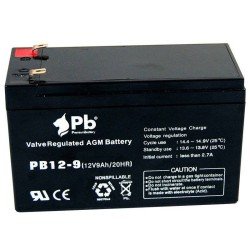 Batería 12V 9Ah AGM| Premium Battery PB12-9