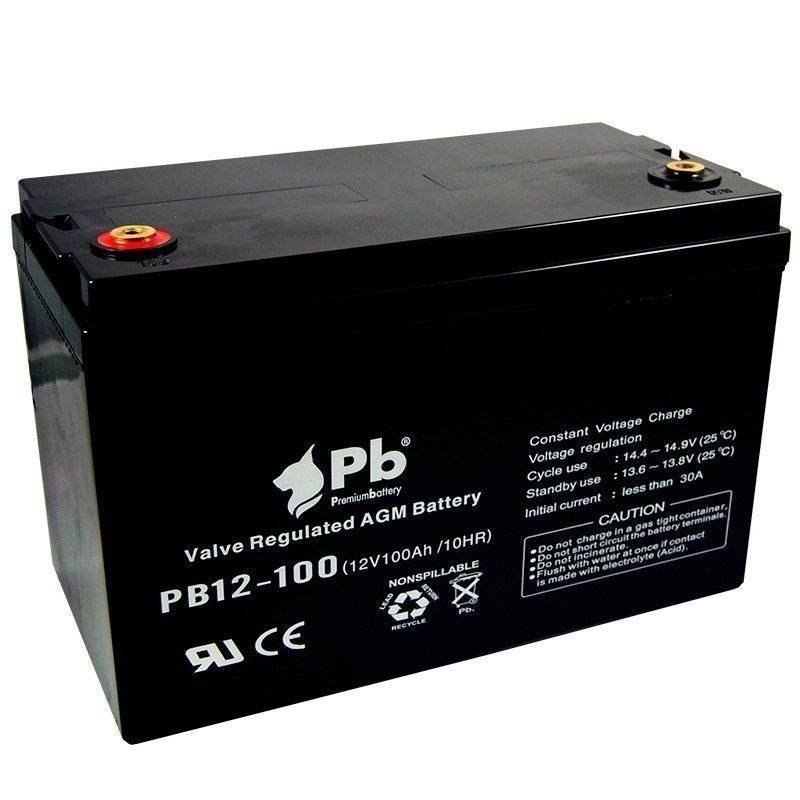 Bateria AGM 100Ah 12V  Oferta con Envío Gratis