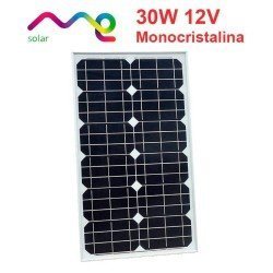 Panel solar 30W Monocristalino 12V | ME Solar (345x605x25)