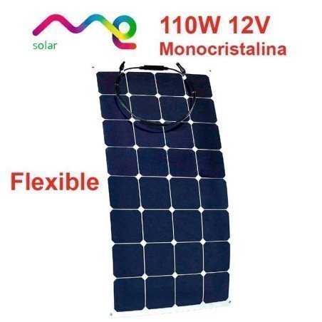 Panel solar flexible 110W Monocristalino 12V | ME Solar (1070x540x3)