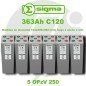 5 OPzV 250 | Batería Gel 2V 363Ah (C120) Sigma