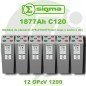 12 OPzV 1200 | Batería Gel 2V 1877Ah (C120) Sigma