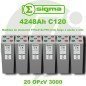 24 OPzV 3000 | Batería Gel 2V 4248Ah (C120) Sigma