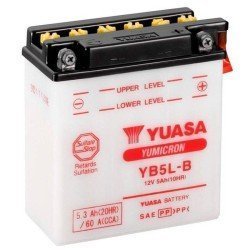 Yuasa YB5L-B | Batería moto 12V 5Ah Positivo derecha (Pack ácido incluido)