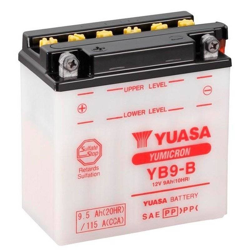 Yuasa YB9-B | Batería moto 12V 9Ah Positivo izquierda