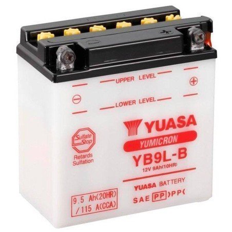 Yuasa YB9L-B | Batería moto 12V 9Ah Positivo derecha