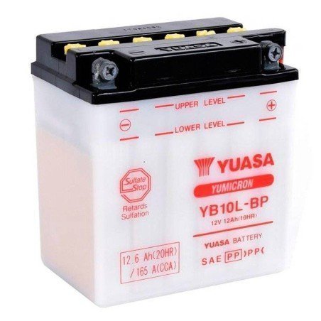 Yuasa YB10L-BP | Batería moto 12V 11Ah Positivo derecha