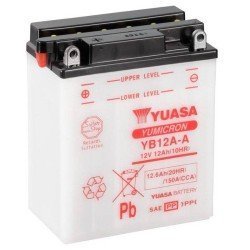 Yuasa YB12A-A | Batería moto 12V 12Ah Positivo izquierda