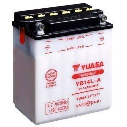 Yuasa YB14L-A | Batería moto 12V 14Ah Positivo derecha