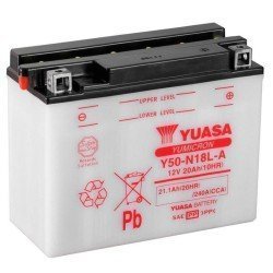 Yuasa Y50-N18L-A | Batería moto 12V 20Ah Positivo derecha