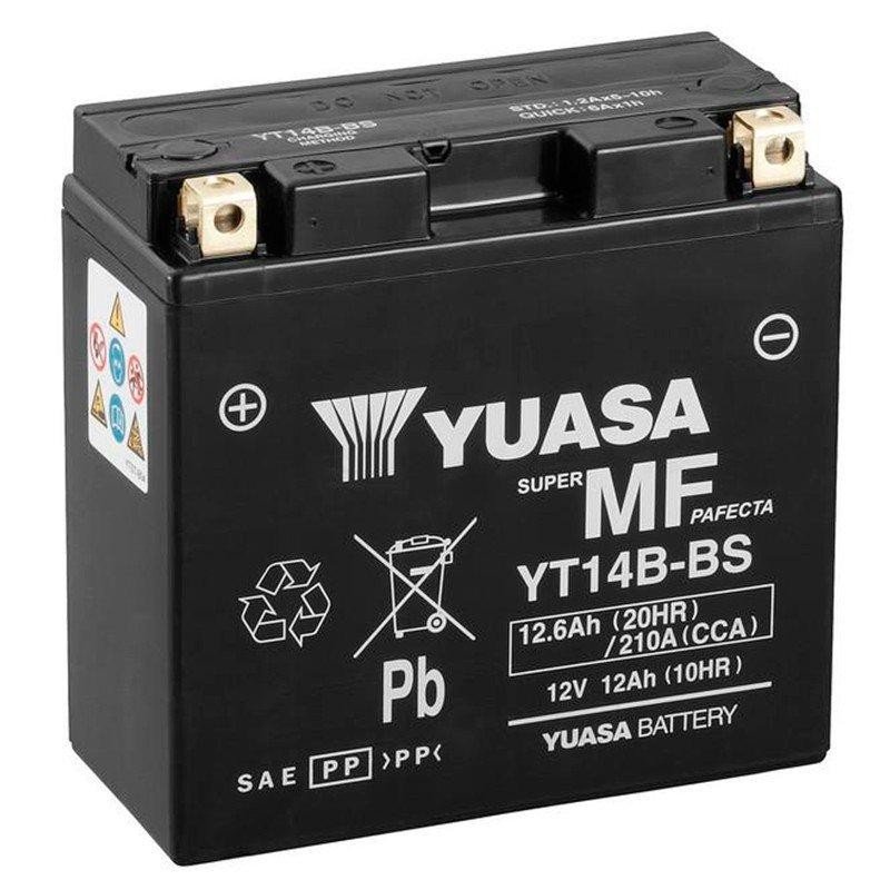 ▷ Yuasa YT14B-BS AGM  Bateria moto 12V 12Ah ofertas