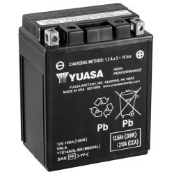 Yuasa YTX14AHL-BS | Batería moto 12V 12Ah Positivo derecha (Pack ácido incluido)