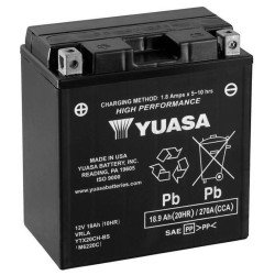 Yuasa YTX20CH-BS | Batería moto 12V 18Ah Positivo izquierda (Pack ácido incluido)