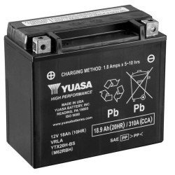 Yuasa YTX20H-BS | Batería moto 12V 18Ah Positivo izquierda (Pack ácido incluido)