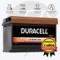 Duracell DE70AGM | Batería 70Ah 720A Extreme AGM