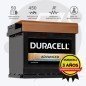 Duracell DA50 | Batería 50Ah 450A Advanced