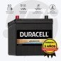 Duracell DA60L | Batería 60Ah 510A Advanced +Izq