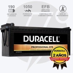 Duracell DP190EFB | Batería 190Ah 1050A Professional EFB
