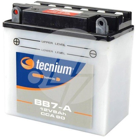 Batería YB7-A | Tecnium 12V 8Ah Positivo izquierda (Ácido incluido)