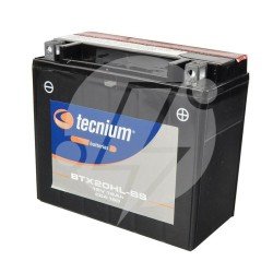 Batería YTX20HL-BS | Tecnium 12V 18Ah Positivo derecha (Ácido incluido)